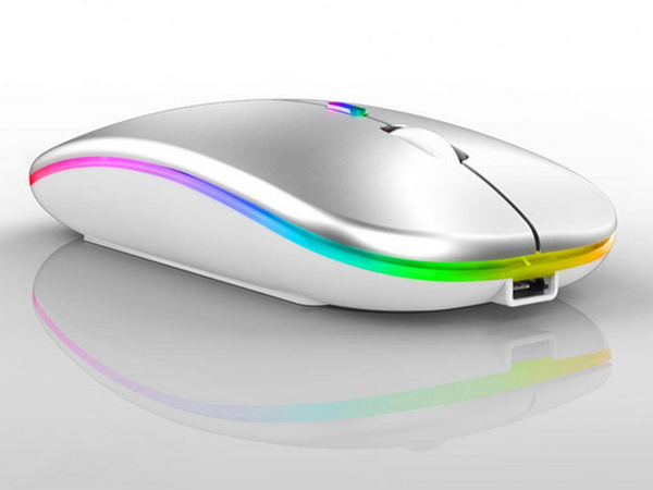 Slim 2.4 ghz bluetooth control optical mouse pentru pc laptops