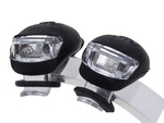 Bike light 2 led predné svetlo 2ks silikónové vodovzdorné
