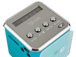 Altavoz inalámbrico portátil mini radio fm led bluetooth móvil microsd