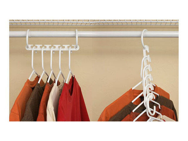 Wardrobe organiser for clothes hangers 8 pcs
