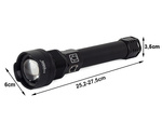 Bailong linterna policia militar cree xhp70 power