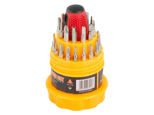 Täpsus torx kruvikeerajad 31 tk magnet. Kruvigaaturid