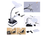 Alicates de tercera mano 10x 3,5x 5 led para soldar
