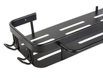 Estanteria baño percha baño cocina colgante metal negro