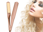 Păr îndreptare ceramică curling fier 2in1 twist