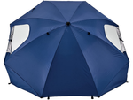 Parapluie de plage tente de jardin pliante 2in1 xxl large avec filtre uv