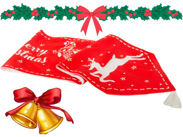 Weihnachts-tischläufer weihnachts-rentier 205x35cm