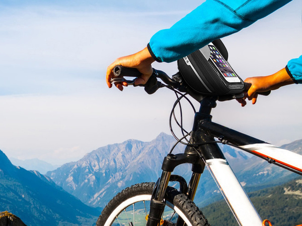 Veekindel jalgrattakott telefoni kotihoidja jaoks