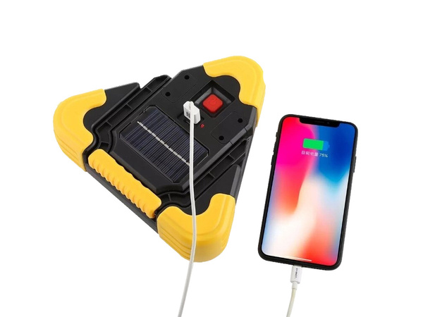 Opozorilni trikotnik vodil baterijo power bank