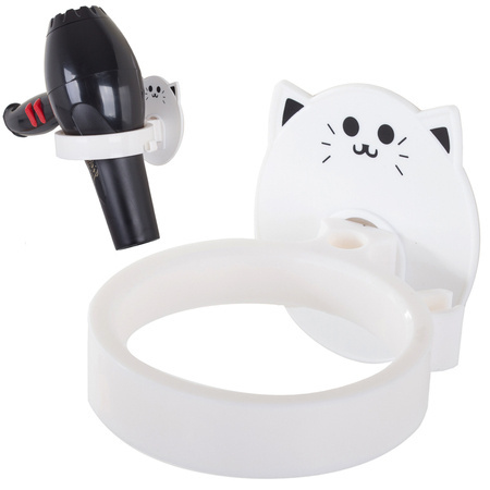 Nástenný držiak na sušič vlasov v kúpeľni