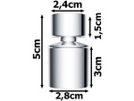 Aérateur extension de robinet mobile 360 spray variable