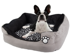 Pat de câine pluș pat de pat cu pull-out perna moale confortabil