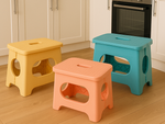 Folding plastic stool kitchen stool footstool handy durable