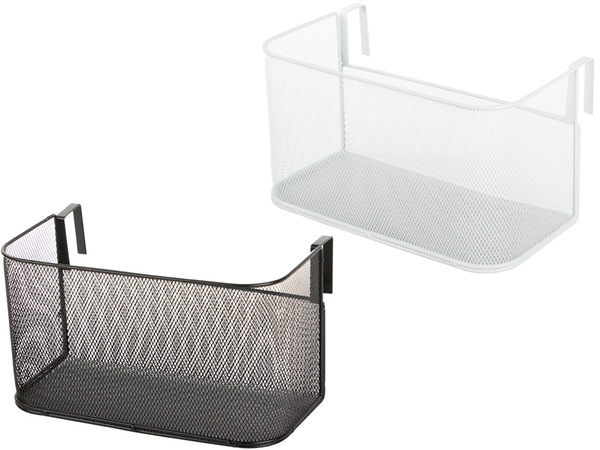 Basket metal door-hung organiser kitchen hanging shelf