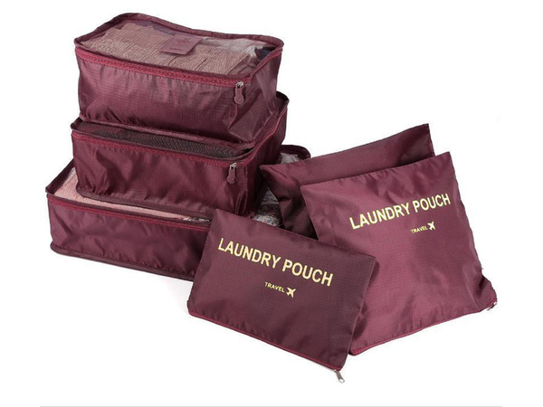 Organisateurs de voyage pour sacs à linge x6