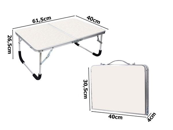 Table pliante table touristique sous tente valise jardin 40x30