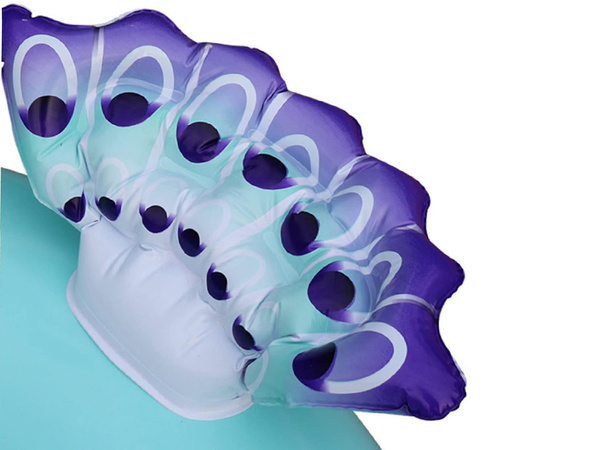 Small inflatable peacock wheel for baby swimming in pool water 60cm