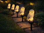 LÁMPARA SOLAR LED BÚHO DE JARDÍN GRANDE LÁMPARA DE CLAVAR DECORACIÓN PARA EL JARDÍN