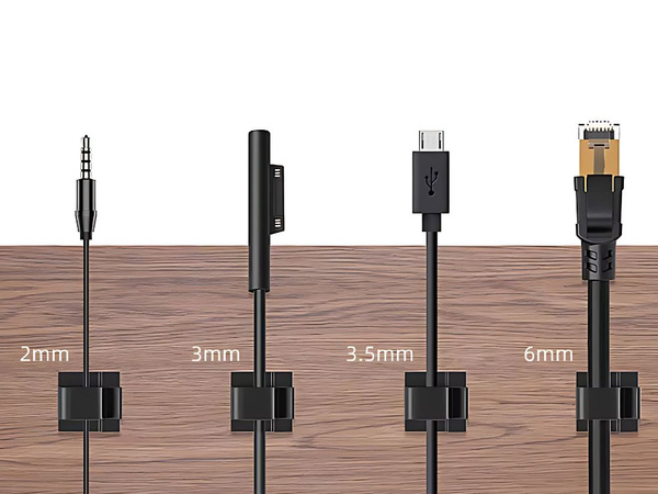 Organizador de cables sujetador de cables 10pcs