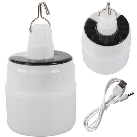 Saulės žygiai kempingas lempa usb vadovaujama