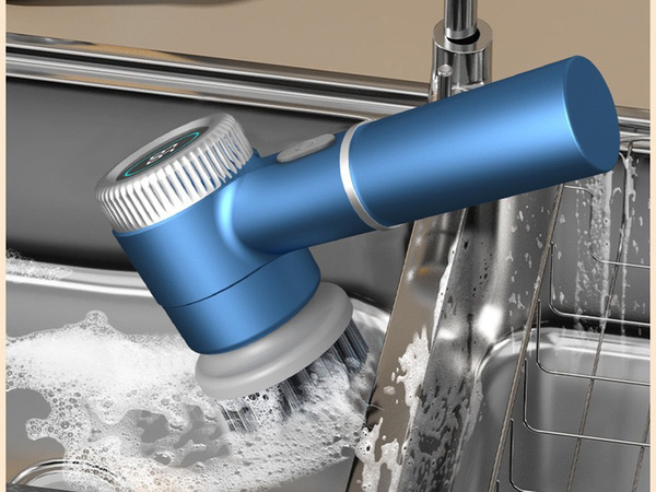 Akumulátorová elektrická rotačná kefa na čistenie kuchyne 5v1