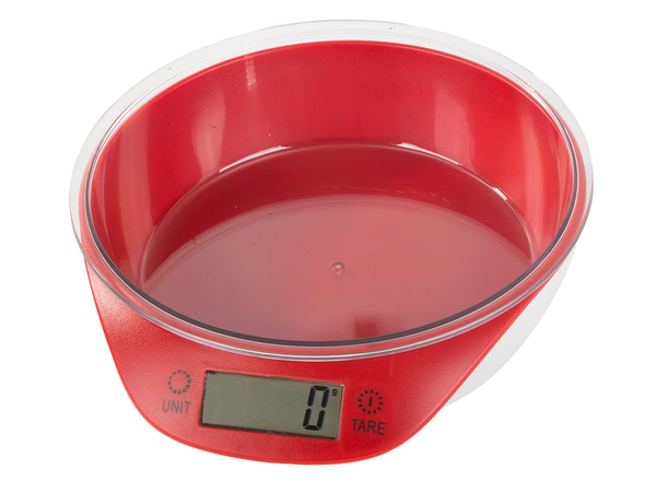 Electronic kitchen waiter with removable bowl 5kg/1g digital precisional scale