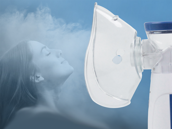 Inhalador nebulizador malla inalámbrico portátil máscara silenciosa