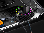 Cargador de coche usb-c 14w y usb-a 15w para mechero rápido
