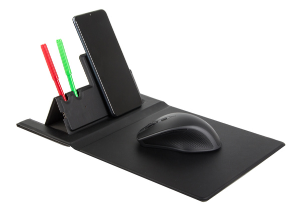 Tapet de mouse încărcător inductiv fără fir pentru telefoane mobile organizator