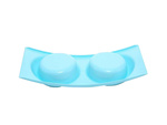 Metal doughters for dogs and cats 2pc set 0.4 l