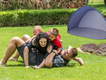 Grande tente de plage auto pliante moustiquaire de jardin uv