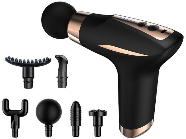 Masažna pištola za masažo hrbta vibracijska pištola za telo komplet 6 nastavkov