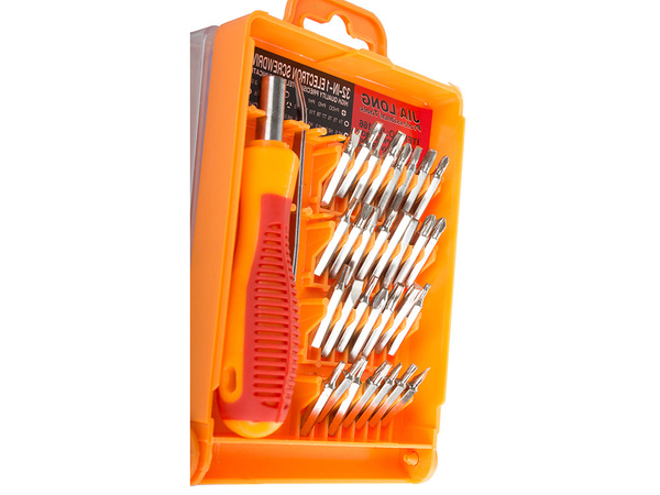 Tiksliųjų atsuktuvų rinkinys 32in1 torx atsuktuvai