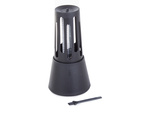 Lámpara insecticida para mosquitos insectos moscas uv eficaz 5w cepillo silencioso