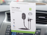 Bluetooth adaptér do auta usb kabel aux bt5.3 bass boost