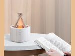 Vlažilnik zraka usb difuzor vodil rgb kamin aroma megla ogenj