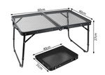 Reisetisch klappbarer campingtisch gartentisch griff koffer
