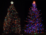 Innen weihnachtsbaum lichter mehrfarbig 200 led beleuchtung 8 programme