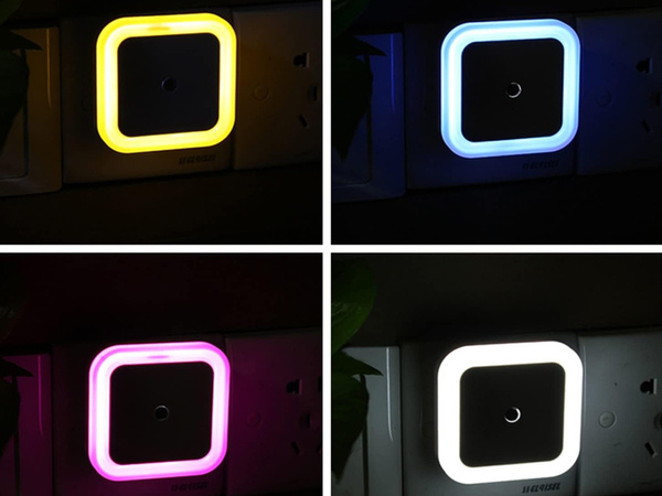 Lumina de noapte pentru contact senzor amurg plug-in a condus lumina de noapte