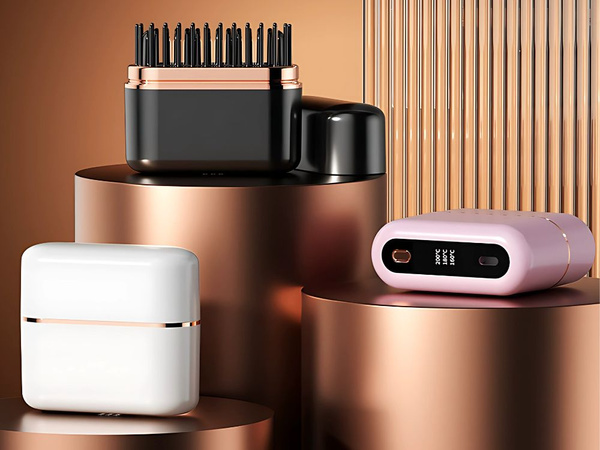 Kartáč na narovnávání vlasů usb narovnávač vlasů regulace teploty