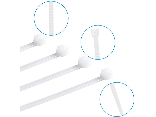 Trickets 2,5x100 100 unidades blanco