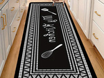 Kitchen decorative rug kit 2 pcs. Kitchen patterns rug
