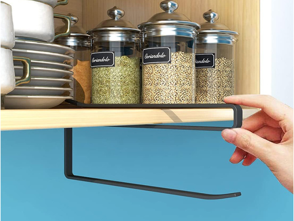 Porte essuie-tout de cuisine à enfiler métal loft matt