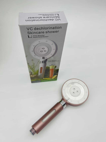 Tuš glava s 5 načini pršenja in filtrom proti vodnemu kamnu spa