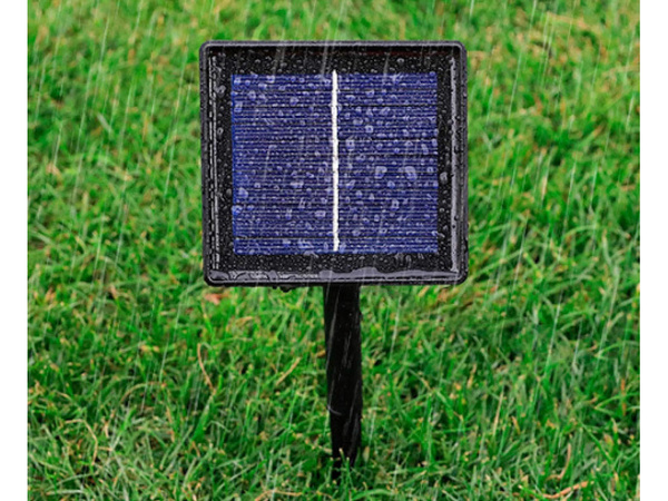 Guirnalda de luces de jardín 20 led solar multicolor