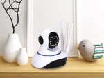 Caméra ip wifi électronique nanny orientable audio intérieur détecteur de mouvement
