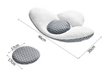 Almohada ortopédica para la espalda soporte lumbar