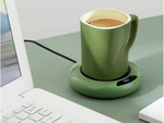 Hrnček na kávu čaj ohrievač vody elektrické ovládanie usb