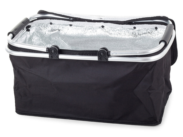 Thermofaltbarer picknickkorb isolierender einkaufskorb