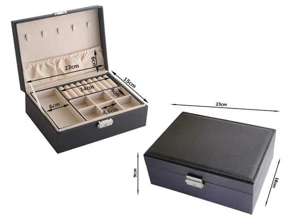 Coffret organisateur de bijoux boîte à clés élégante